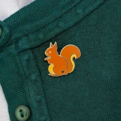 Scrupulous Squirrel Enamel Pin