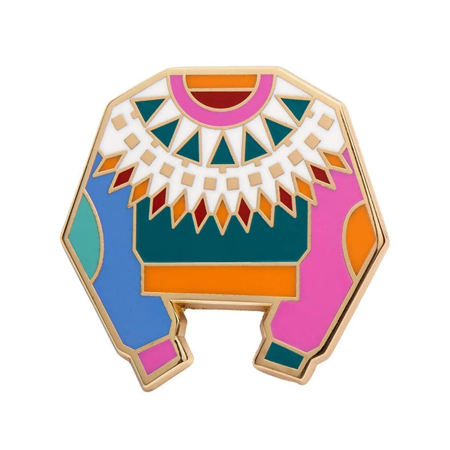 Seasonal Sweater Enamel Pin