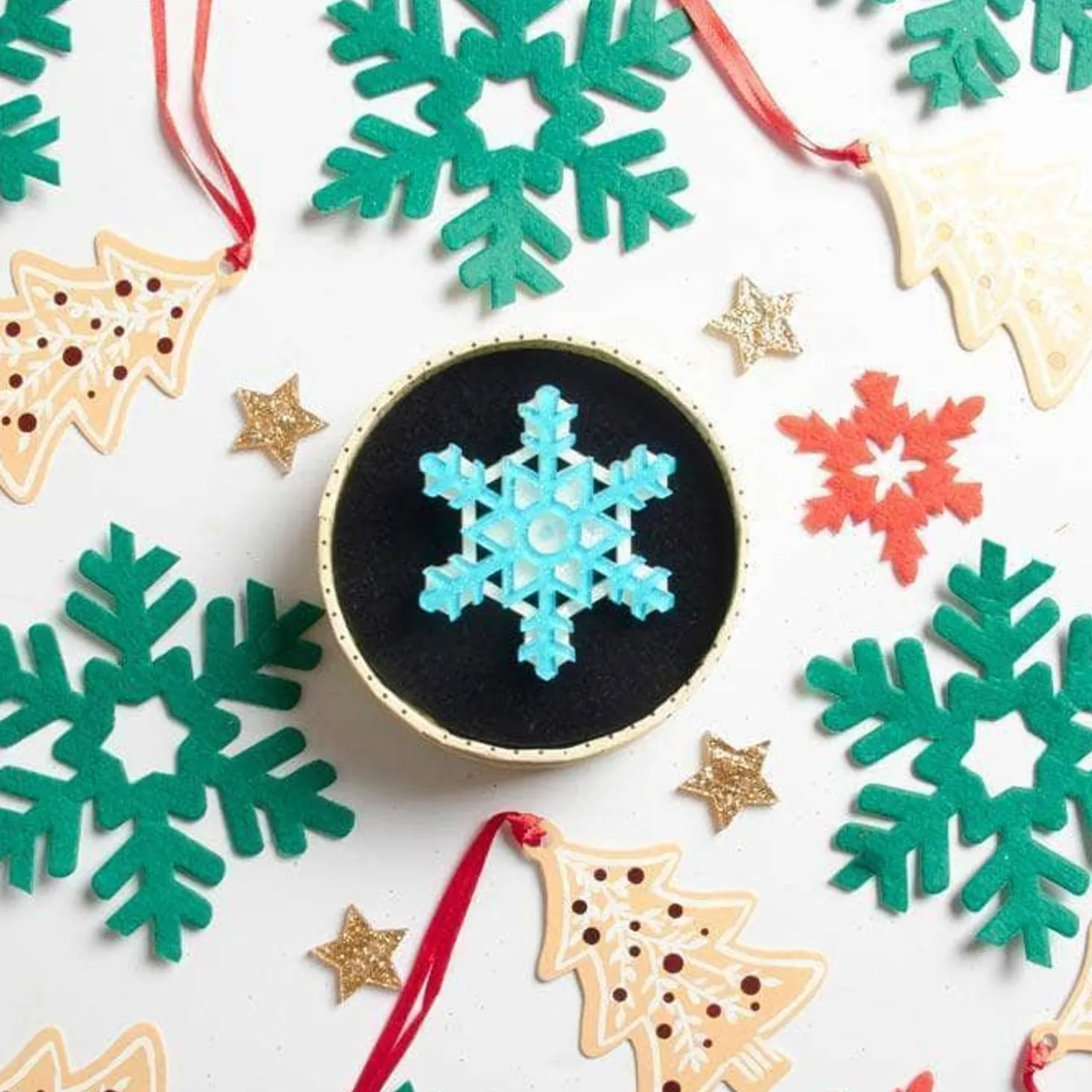 Seasonal Symmetry Brooch