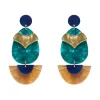 Secret Scarab Drop Earrings