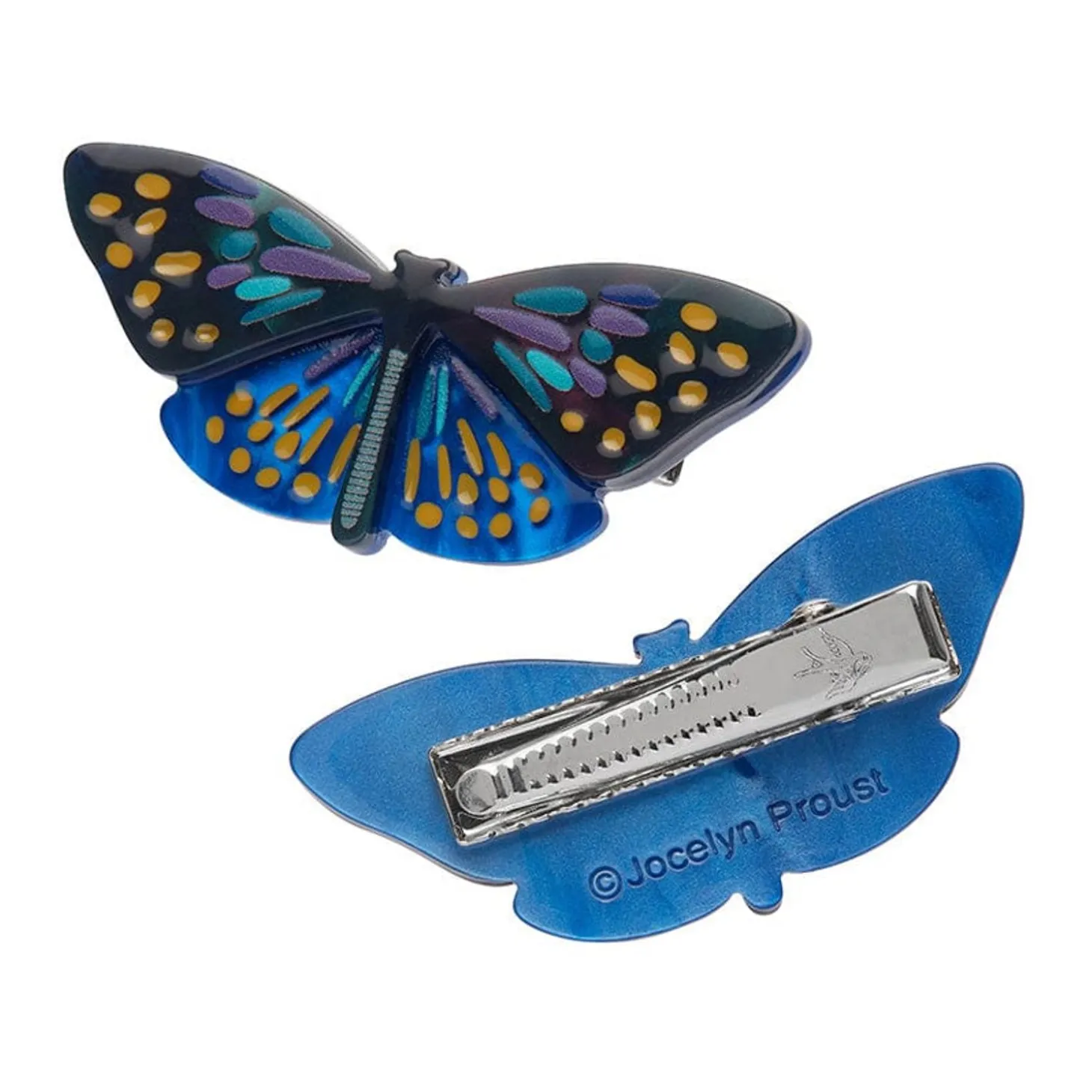 Set Yourself Free Butterfly Hair Clips Set - 2 Piece