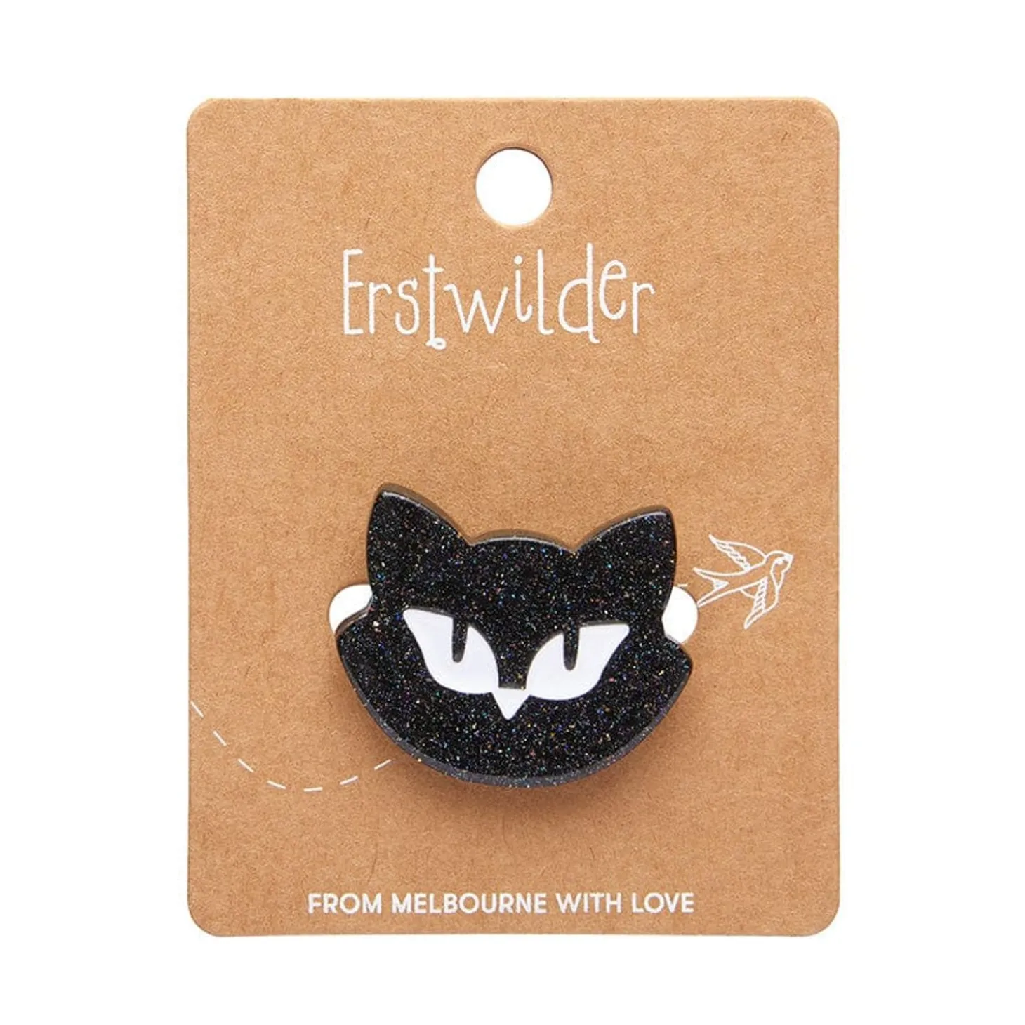 Shadow The Cat Mini Brooch
