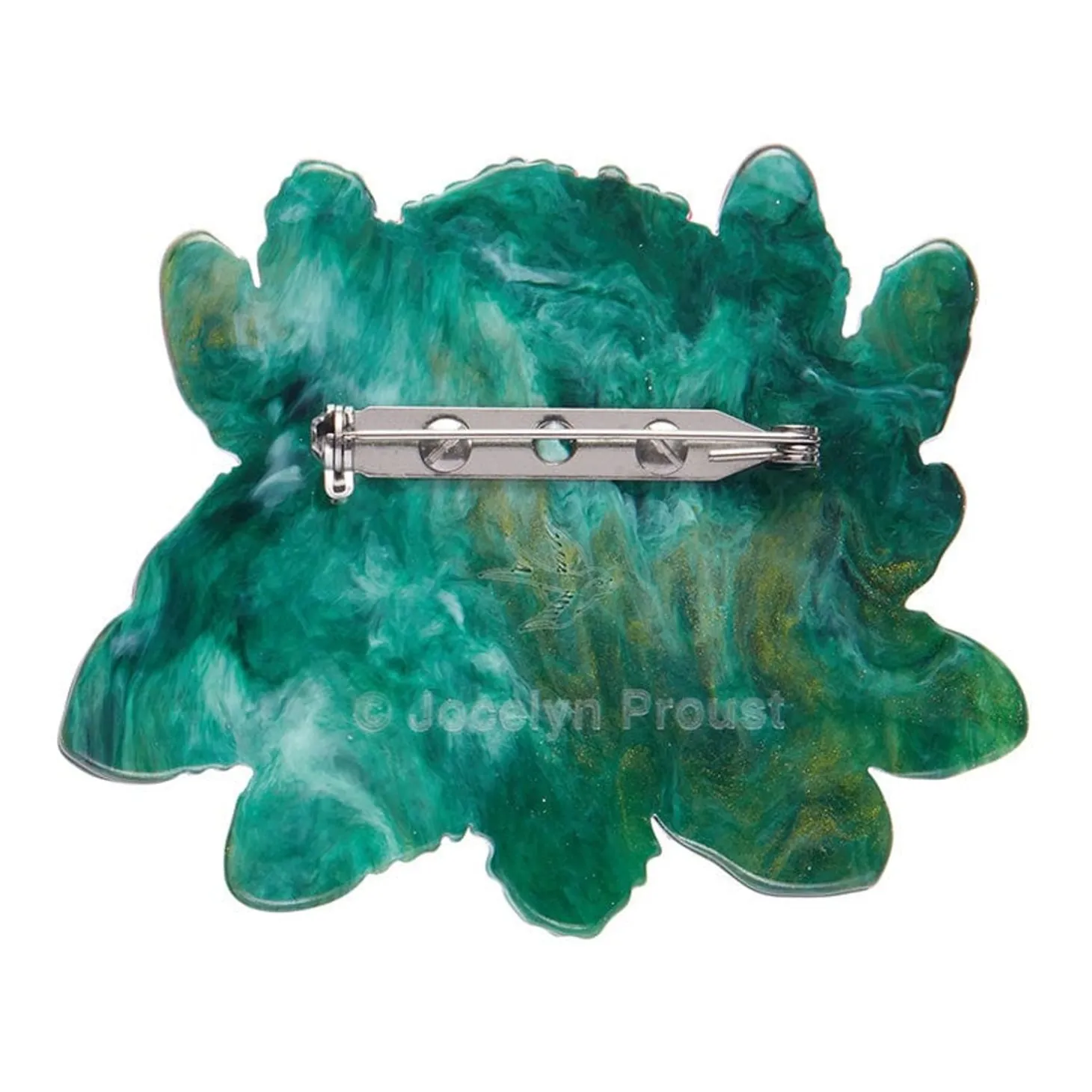 Shady Lady Red Brooch