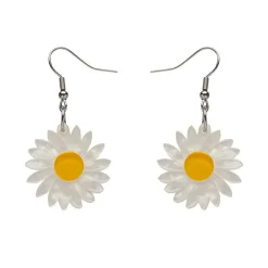 She Loves Me Daisy Drop Earrings