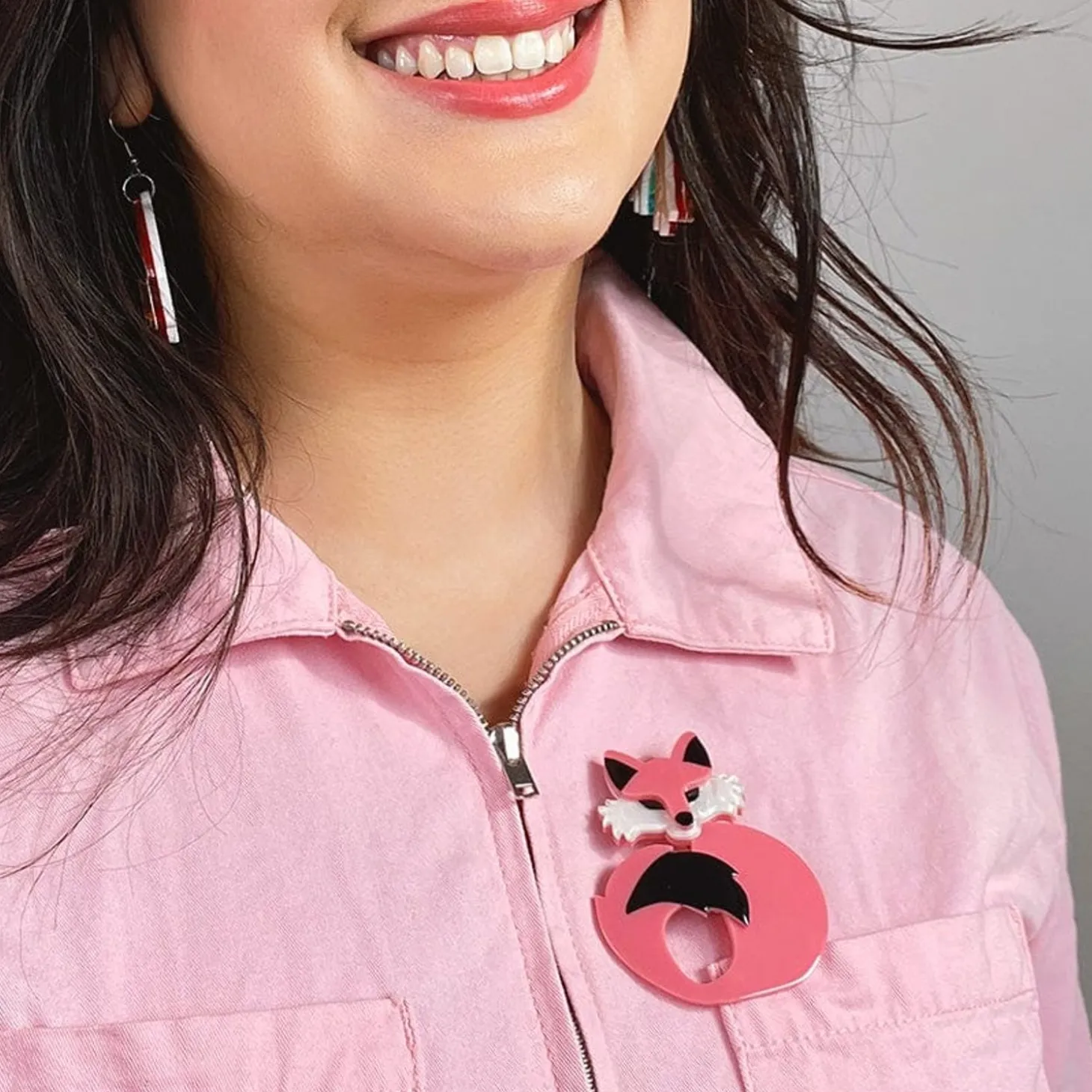 She'S So Foxy Brooch