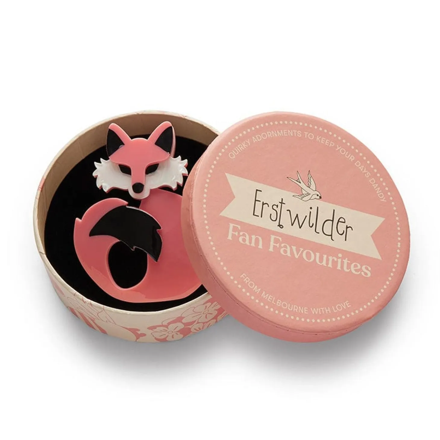 She'S So Foxy Brooch