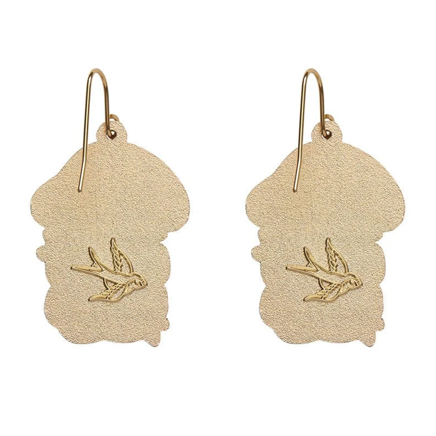 Shiitake Happens Enamel Drop Earrings