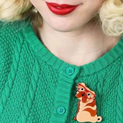 Shi-Ping The Shar Pei Dog Brooch