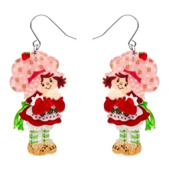 Simple Strawberry Pleasures Drop Earrings