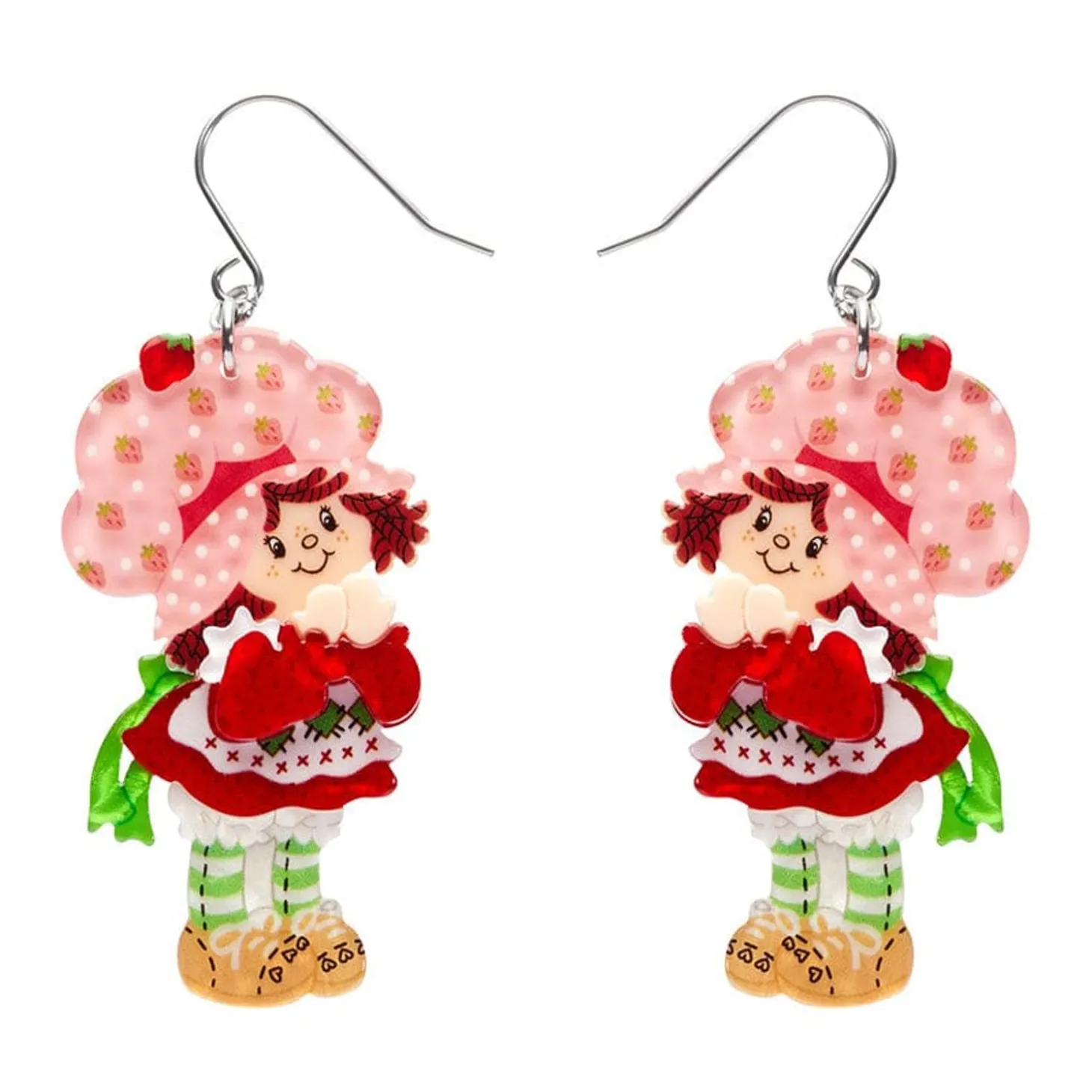 Simple Strawberry Pleasures Drop Earrings