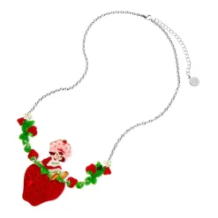 Sitting On A Strawberry Necklace