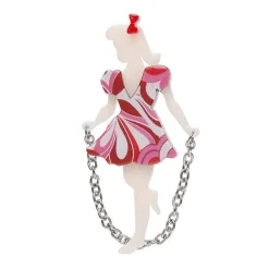Skipping Suzie Brooch
