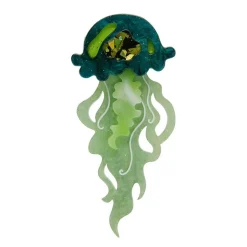 Slippin' Under Jellyfish Brooch