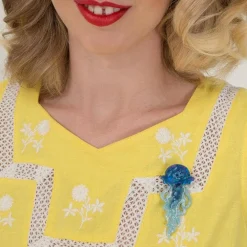 Slippin' Under Jellyfish Brooch
