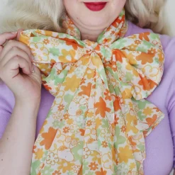 Snoopy Floral Large Neck Scarf