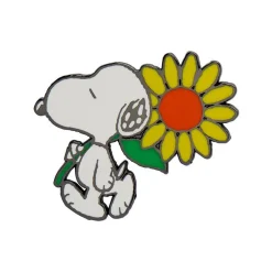 Snoopy'S Sunflower Enamel Pin