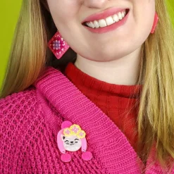 Snug Fit Kitty Brooch