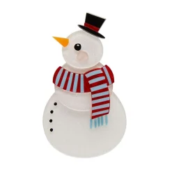 Snuggy Snowman Brooch