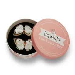 Social Butterfly Hair Clips Set - 2 Piece