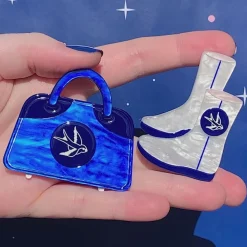 Space Chic Souvenirs Double Brooch