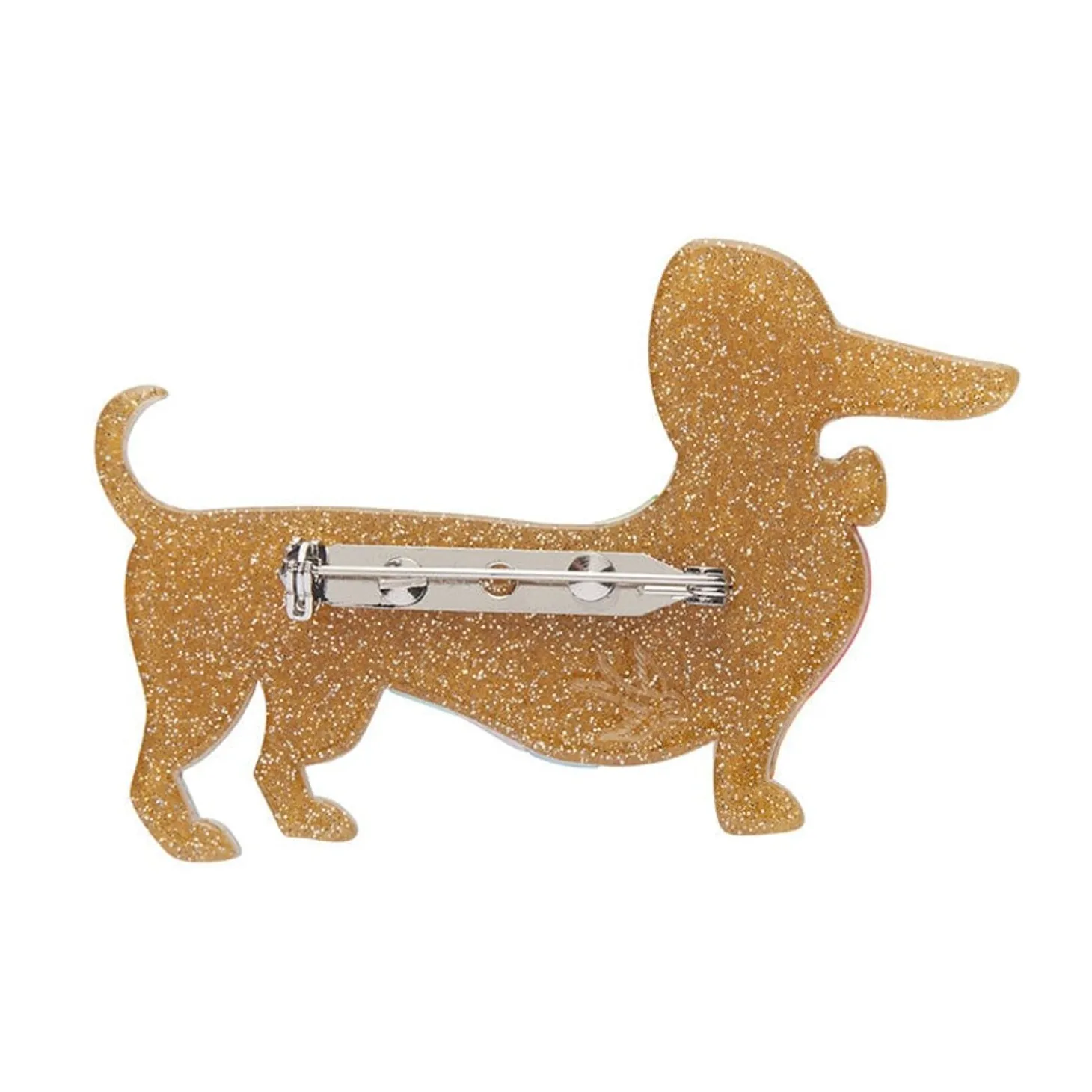 Spiffy The Supportive Dog Brooch