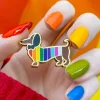 Spiffy The Supportive Dog Enamel Pin