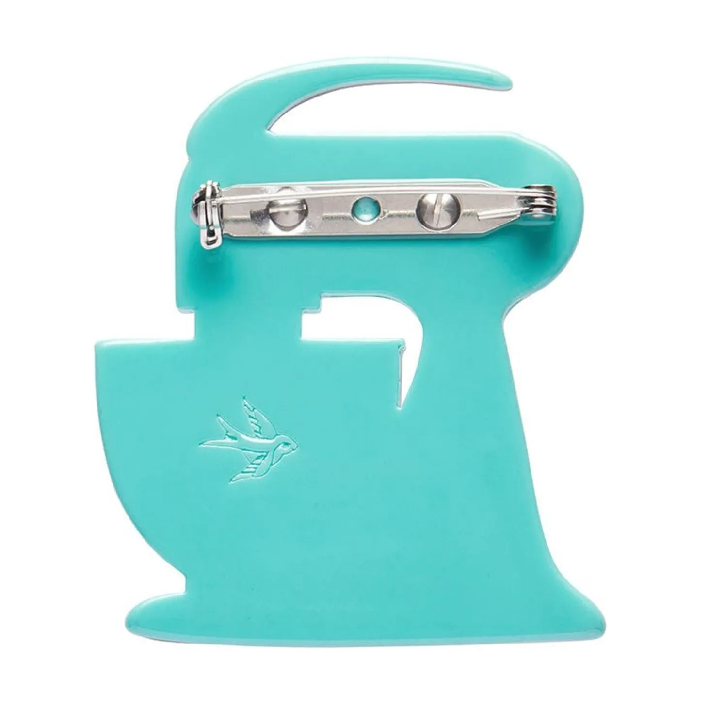 Spin Me Right Round Brooch - Teal