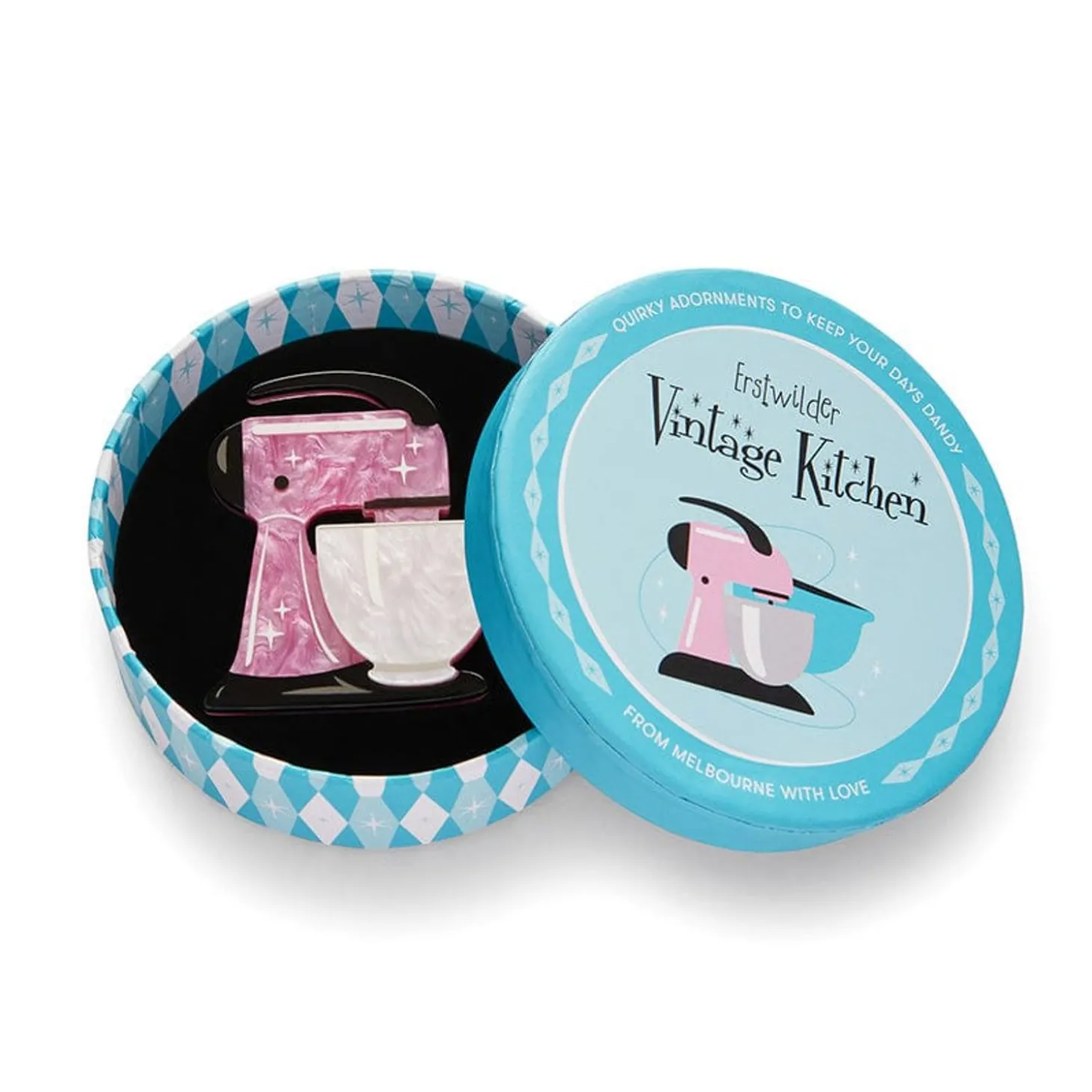 Spin Me Right Round Brooch