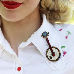 Stay Plucky Brooch