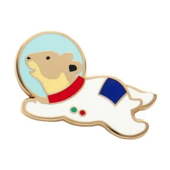 Stout-Hearted Spaceham Enamel Pin