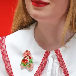 Strawberry Adventures Await Brooch