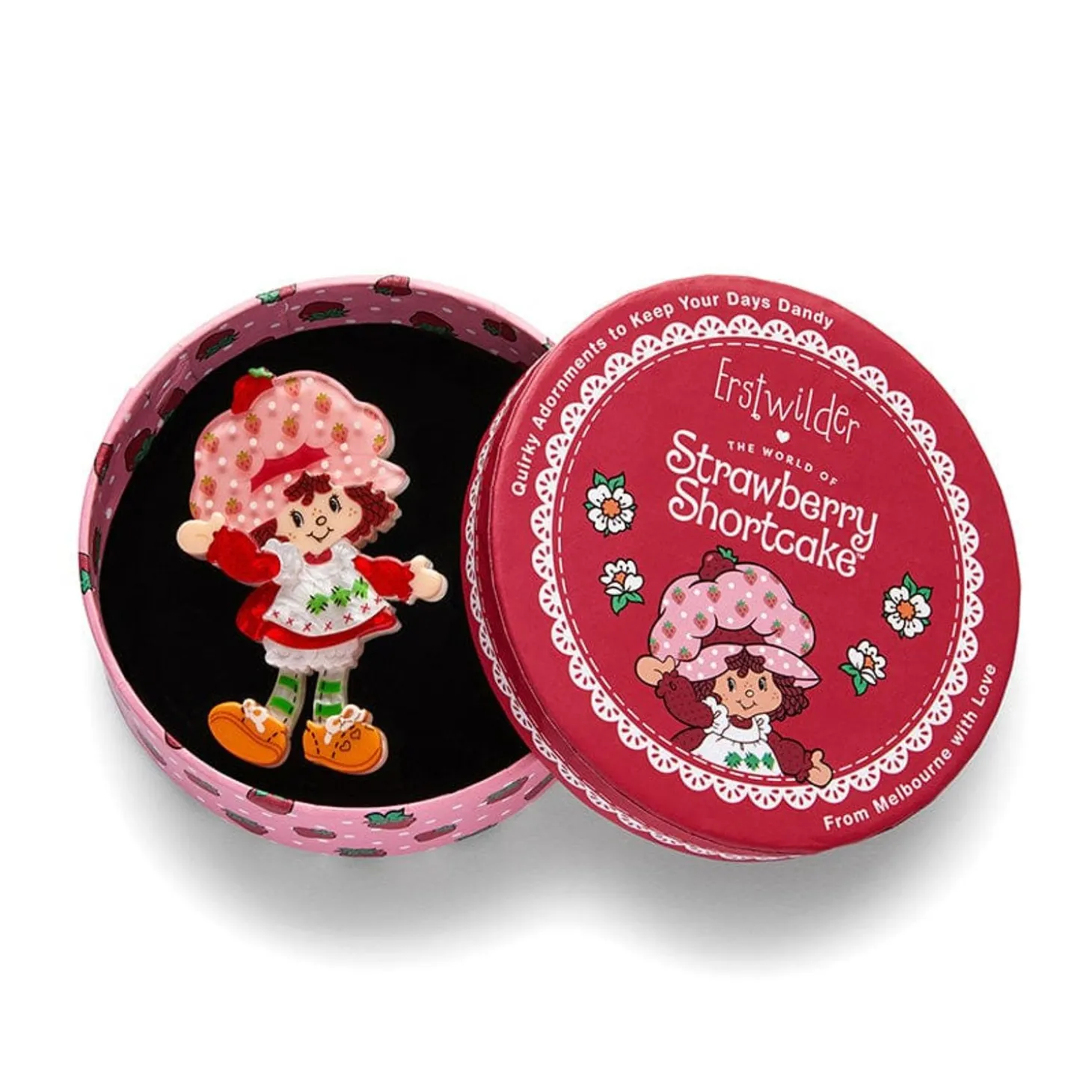 Strawberry Shortcake Brooch