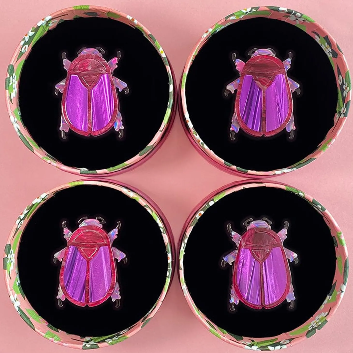 Summer Scarab Brooch