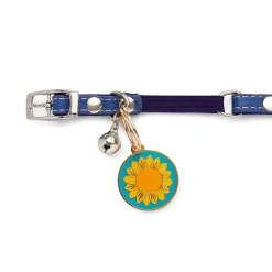 Sumptuous Sunflower Enamel Pet Charm
