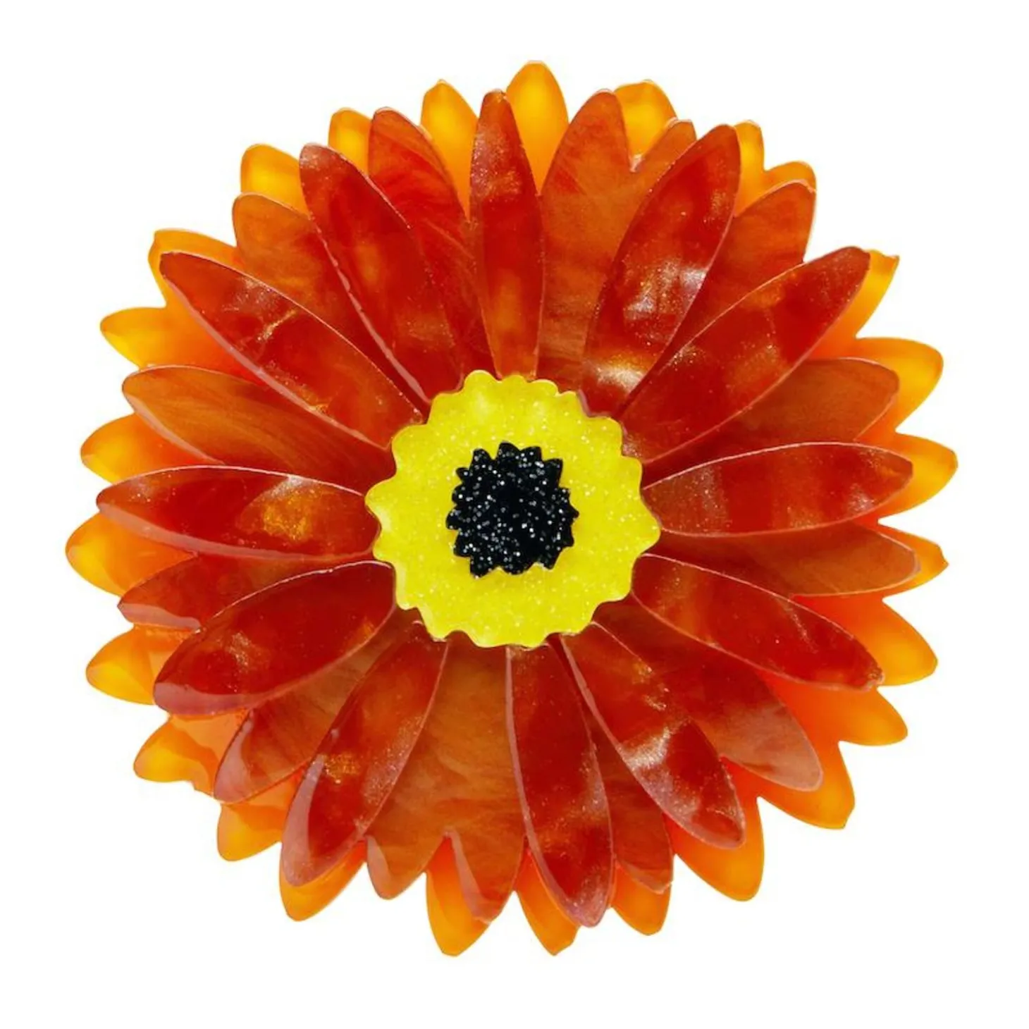 Sunshine Of Life Gerbera Brooch