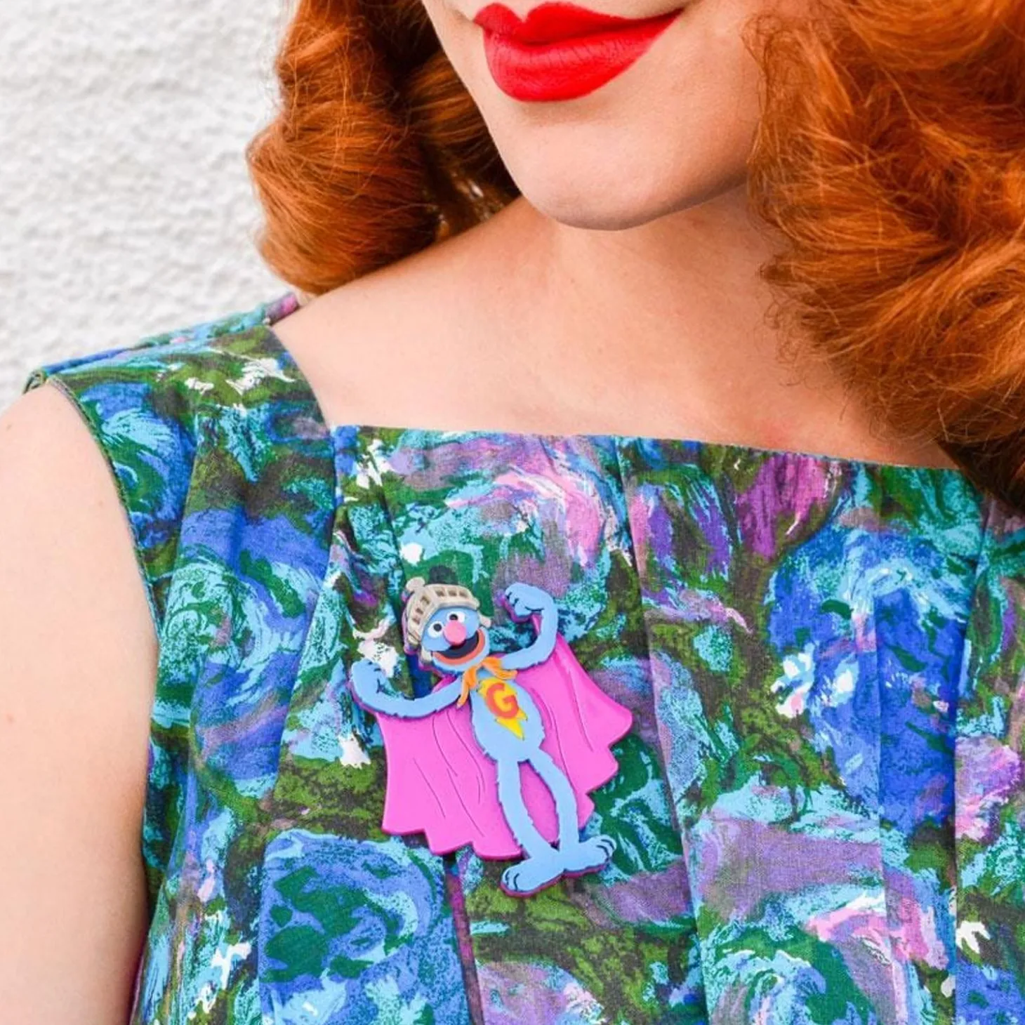 Super Grover Brooch