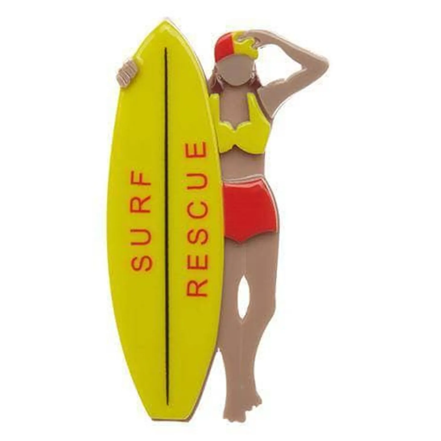 Surf Rescue Brooch
