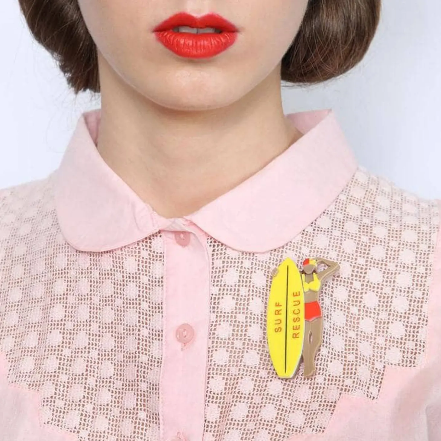 Surf Rescue Brooch