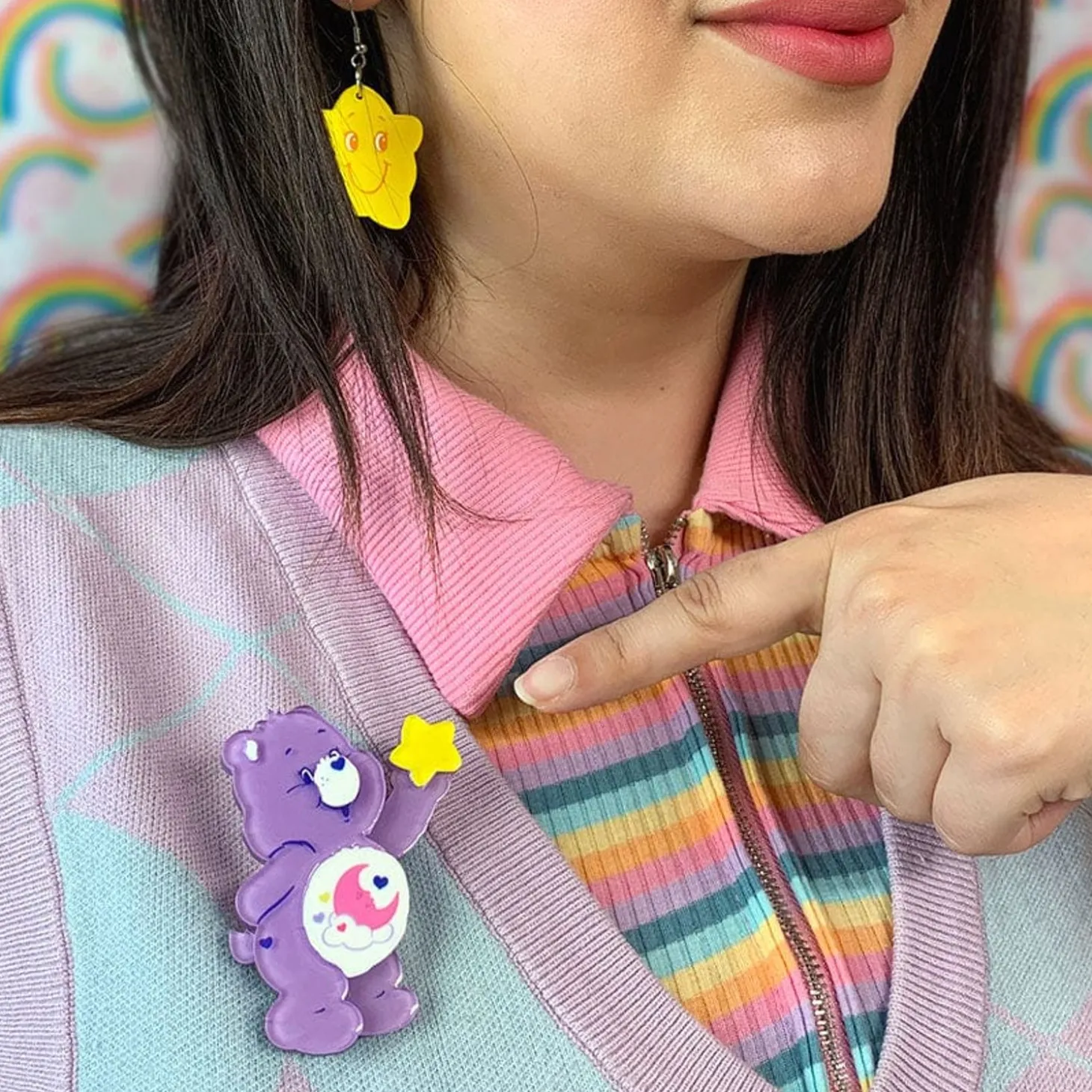 Sweet Dreams Bear Brooch