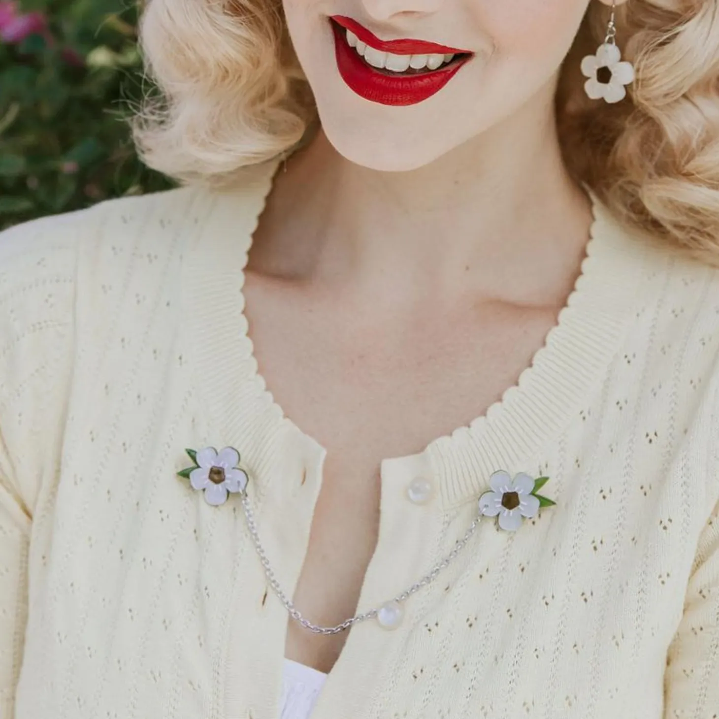 Sweet Like Honey Cardigan Clips