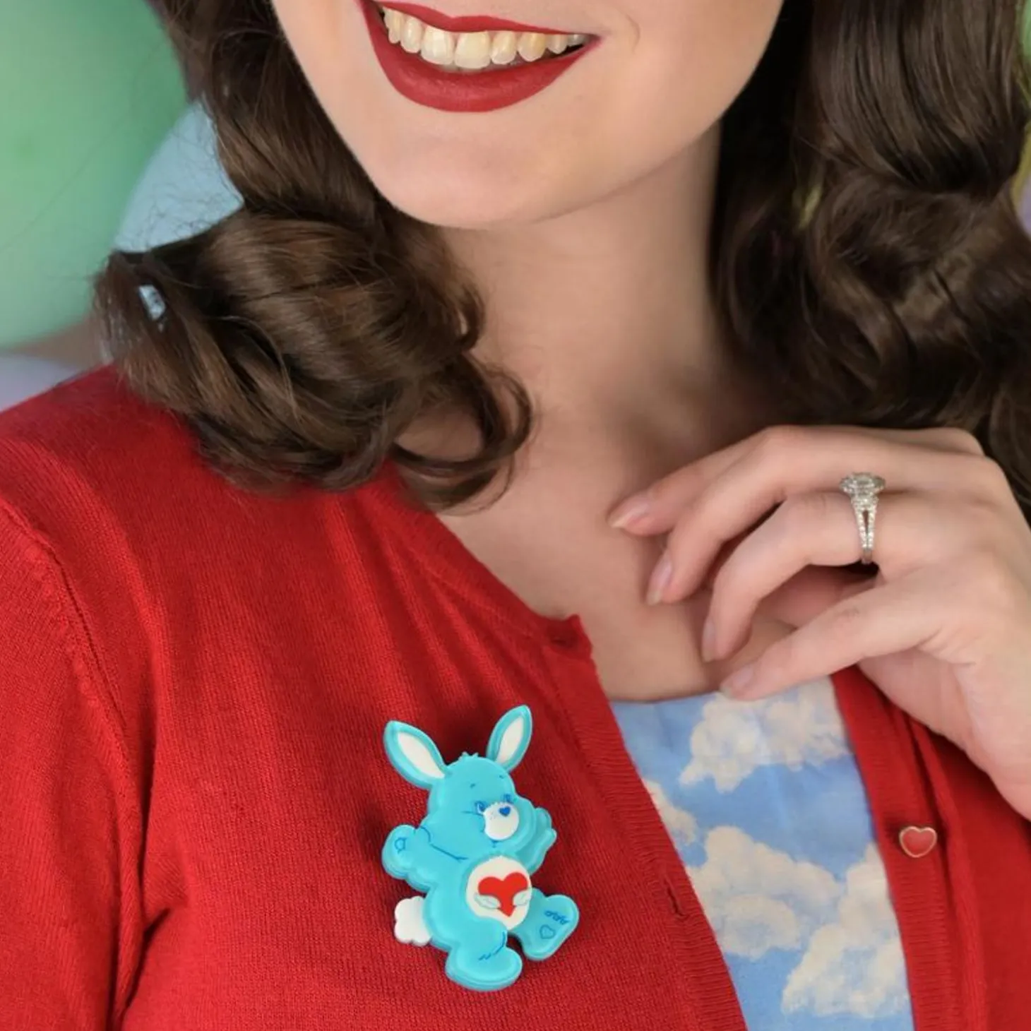 Swift Heart Rabbit Brooch