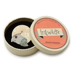 Swimming Solo Turtle Brooch