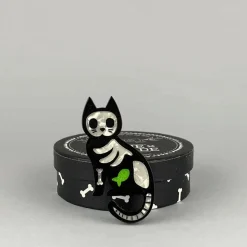 Tabby Tombstone Brooch