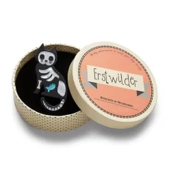 Tabby Tombstone Brooch