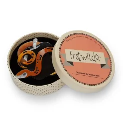 Take A Bite Serpent Brooch