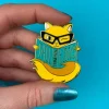 Tall Tails Enamel Pin