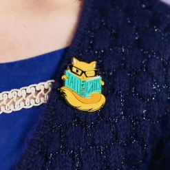 Tall Tails Enamel Pin