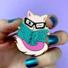 Tall Tails Enamel Pin