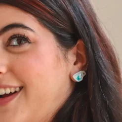 Tea And Sympathy Stud Earrings