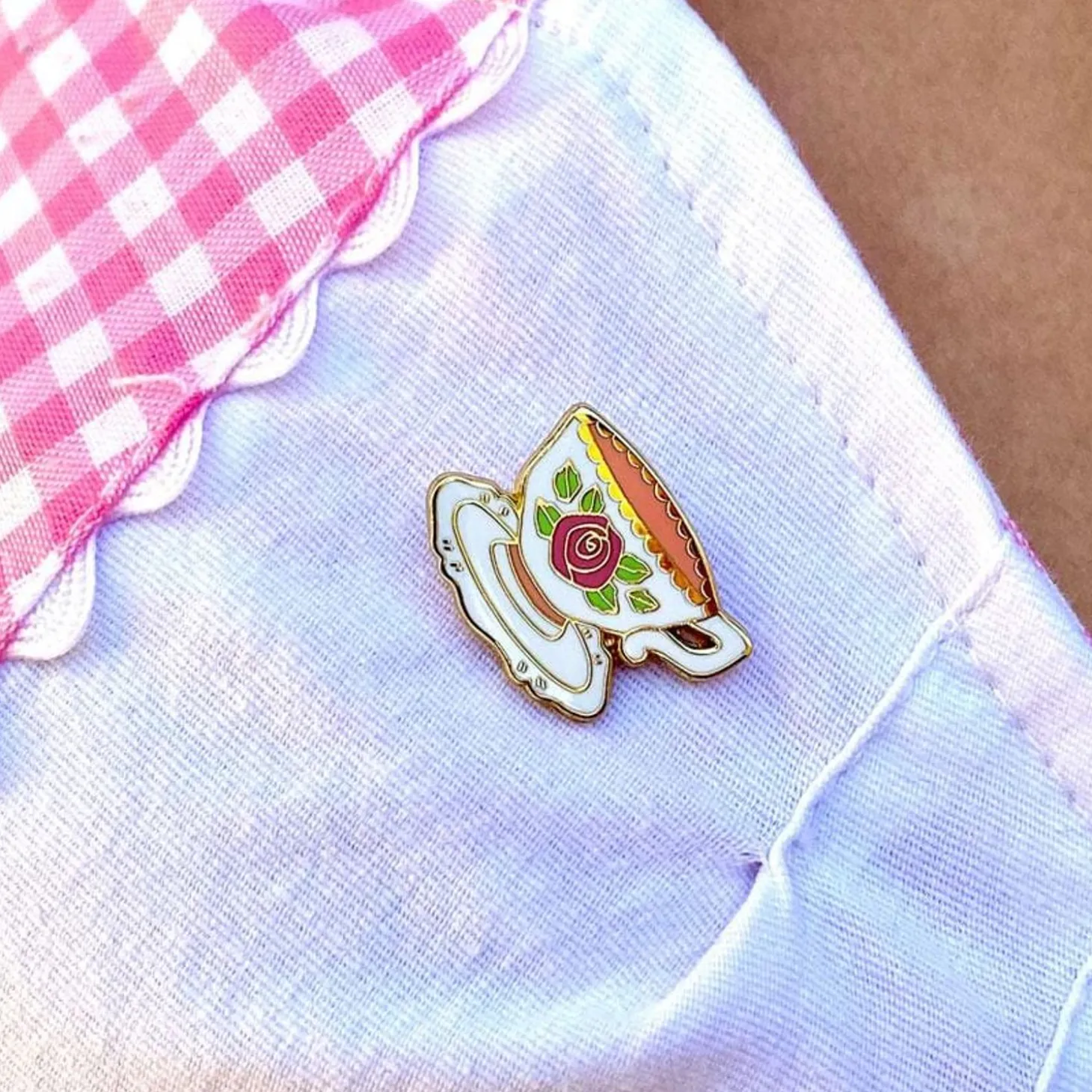 Telltale Teacup Enamel Pin